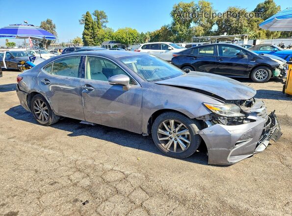 JTHBW1GG9G2131828 2016 LEXUS ES Серый Передняя правая четверть