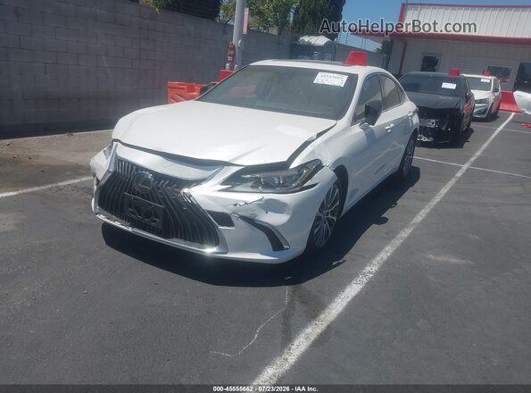 JTHBZ1B13K2000509 2019 LEXUS ES 350 White Vista tres cuartos delantera izquierda