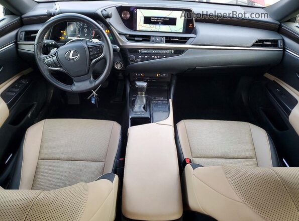 JTHBZ1B14K2005038 2019 LEXUS ES Red Вид панелі приладів