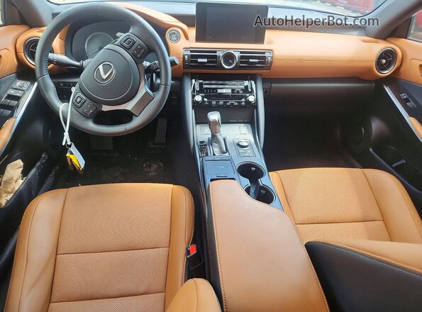 JTHBZ1B20S5089138 2025 LEXUS IS Charcoal Dashboard view