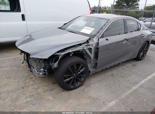 JTHBZ1B27R5082066 2024 LEXUS IS 350 Gray Front left
