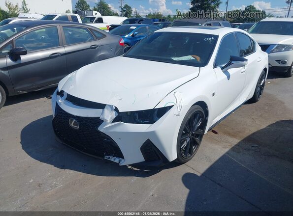 JTHBZ1B2XR5077461 2024 LEXUS IS 350 Белый Передняя левая четверть