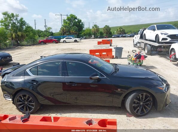 JTHBZ1B2XS5082732 2025 LEXUS IS 350 Black სალონის 360-გრადუსიანი ხედი