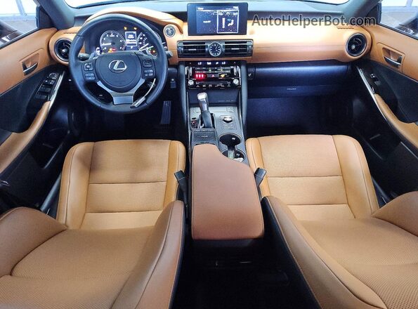 JTHBZ1B2XS5084609 2025 LEXUS IS Black Dashboard view