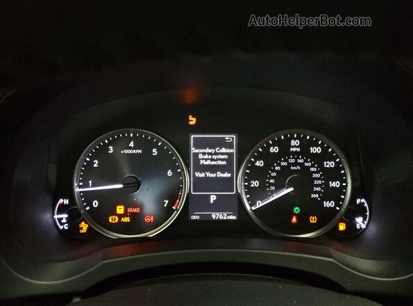 JTHBZ1B2XS5084609 2025 LEXUS IS Black Instrument cluster view