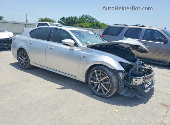 JTHBZ1BL0GA002247 2016 LEXUS GS Серебряный Передняя правая четверть