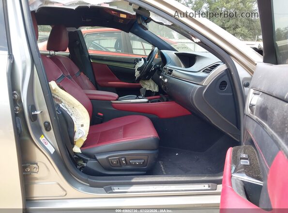 JTHBZ1BL1GA005657 2016 LEXUS GS 350 Серебряный Вид салона спереди