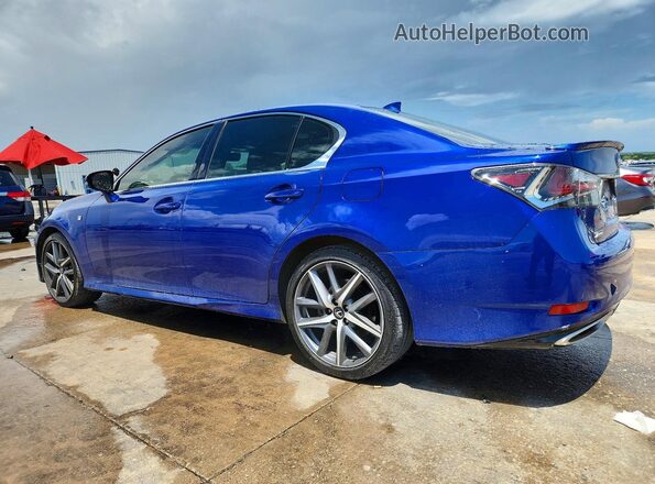 JTHBZ1BL1KA018210 2019 LEXUS GS Blue Trasero izquierdo