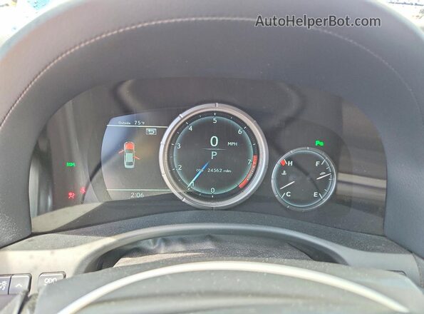 JTHBZ1BL1KA018210 2019 LEXUS GS Blue Vista del cuadro de instrumentos