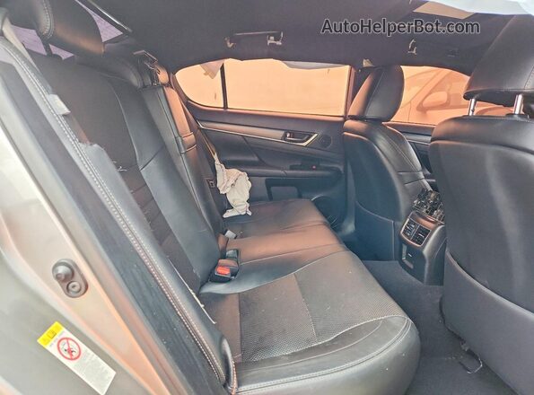JTHBZ1BL2GA006994 2016 LEXUS GS Gray Widok tylnych siedzeń