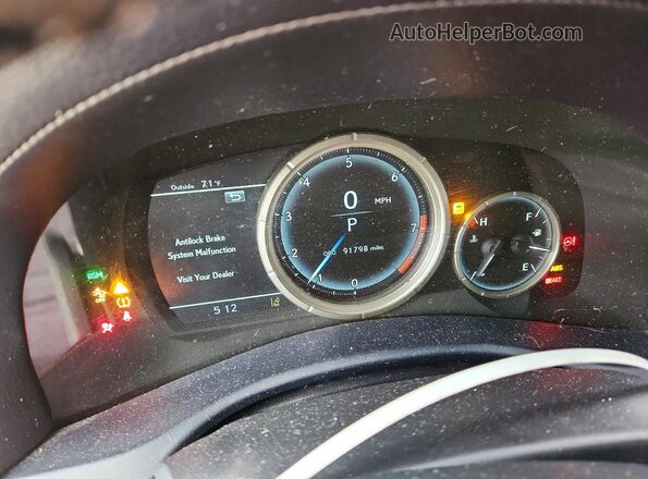 JTHBZ1BL2GA006994 2016 LEXUS GS Gray Widok zestawu wskaźników
