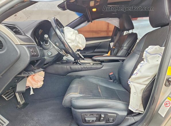 JTHBZ1BL2GA006994 2016 LEXUS GS Gray Widok wnętrza z przodu