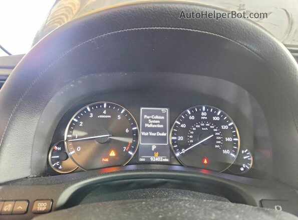 JTHBZ1BL2HA008018 2017 LEXUS GS Gray Вид щитка приладів