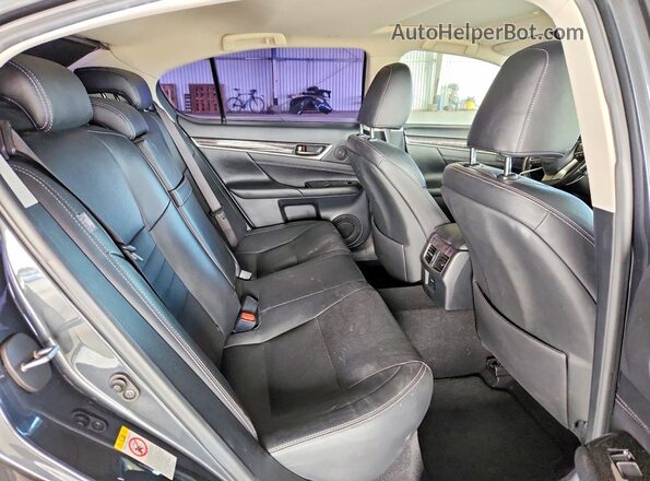 JTHBZ1BL2HA008018 2017 LEXUS GS Gray Вид задніх сидінь