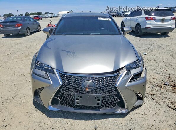 JTHBZ1BL2JA016402 2018 LEXUS GS Серебряный Вид спереди
