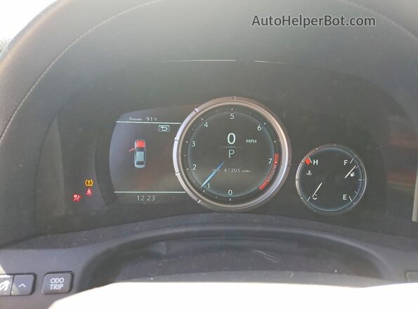 JTHBZ1BL2JA016402 2018 LEXUS GS Серебряный Вид щитка приборов