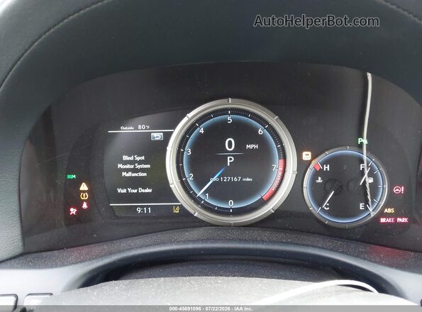 JTHBZ1BL4KA017603 2019 LEXUS GS 350 Black Widok tylnych siedzeń