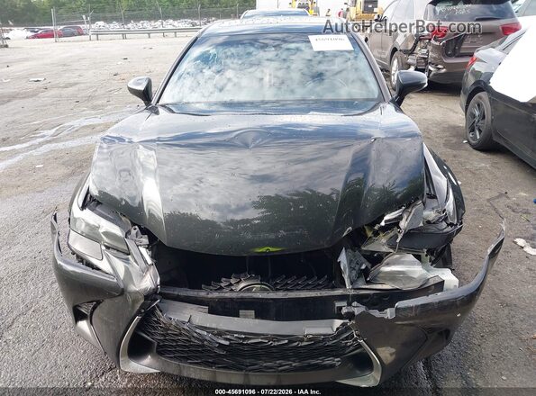 JTHBZ1BL4KA017603 2019 LEXUS GS 350 Black Widok zestawu wskaźników