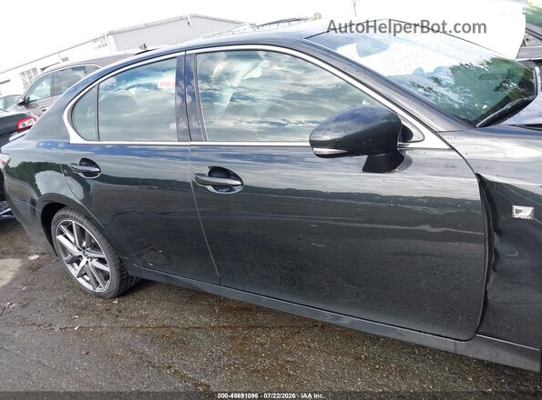 JTHBZ1BL4KA017603 2019 LEXUS GS 350 Black Widok wnętrza z tyłu