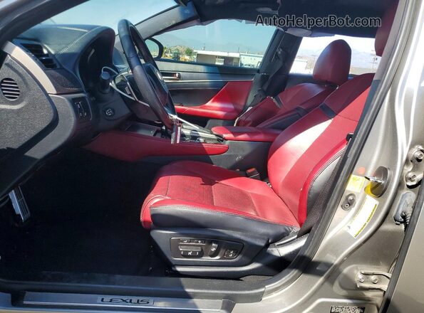JTHBZ1BL4KA018735 2019 LEXUS GS Серебряный Вид салона спереди