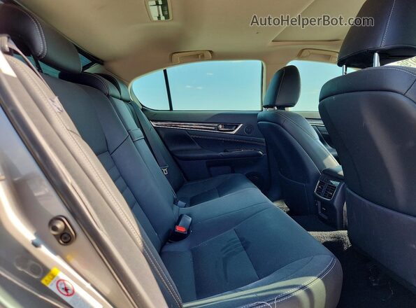 JTHBZ1BL5GA007363 2016 LEXUS GS Серебряный Вид задних сидений