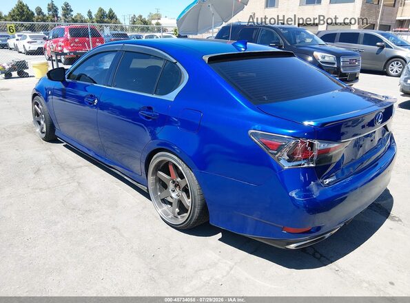 JTHBZ1BL7GA001709 2016 LEXUS GS 350 Blue უკანა მარცხენა