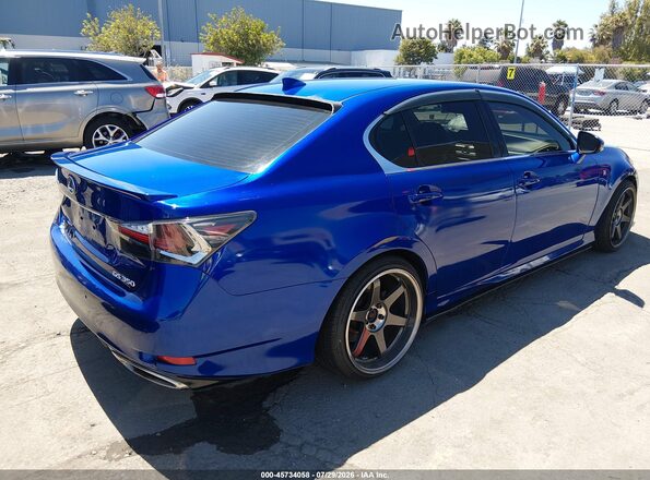JTHBZ1BL7GA001709 2016 LEXUS GS 350 Blue უკანა მარჯვენა