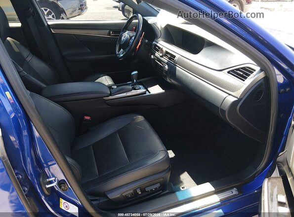 JTHBZ1BL7GA001709 2016 LEXUS GS 350 Blue წინა სალონის ხედი