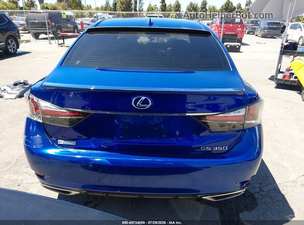 JTHBZ1BL7GA001709 2016 LEXUS GS 350 Blue 