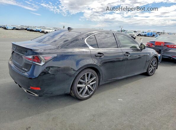 JTHBZ1BL7GA005873 2016 LEXUS GS Black Trasero derecho