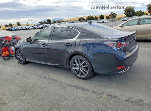 JTHBZ1BL7GA005873 2016 LEXUS GS Black Trasero izquierdo