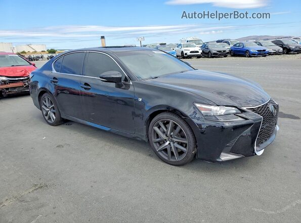 JTHBZ1BL7GA005873 2016 LEXUS GS Black Delantero derecho