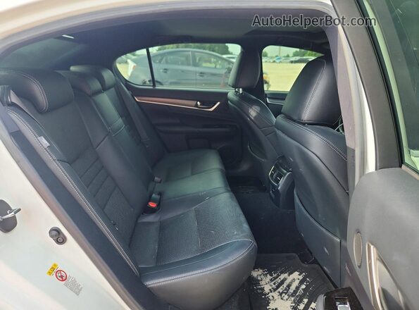 JTHBZ1BL7HA008967 2017 LEXUS GS White Rear seats view