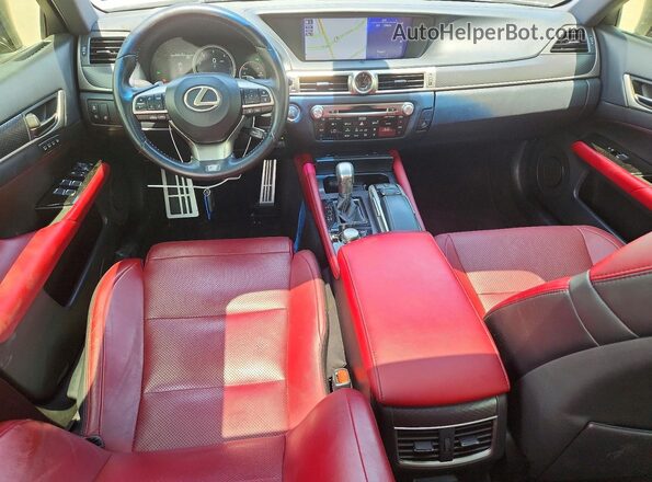 JTHBZ1BL7JA014516 2018 LEXUS GS Silver Dashboard view