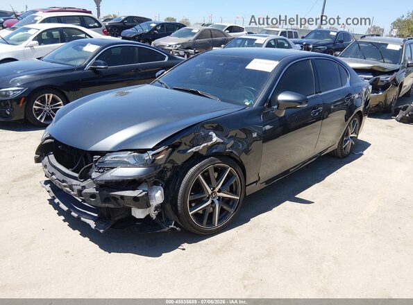 JTHBZ1BL7JA015391 2018 LEXUS GS 350 Gray Передня ліва чверть