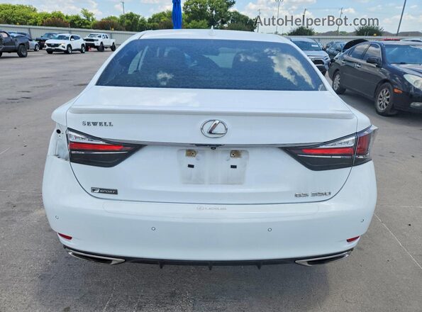 JTHBZ1BL9GA006684 2016 LEXUS GS Белый Вид сзади