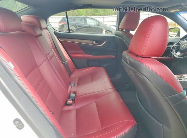JTHBZ1BL9GA007270 2016 LEXUS GS White Rear seats view