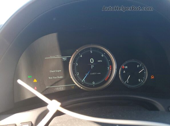 JTHBZ1BL9JA014288 2018 LEXUS GS Gray ხელსაწყოთა პანელის ხედი