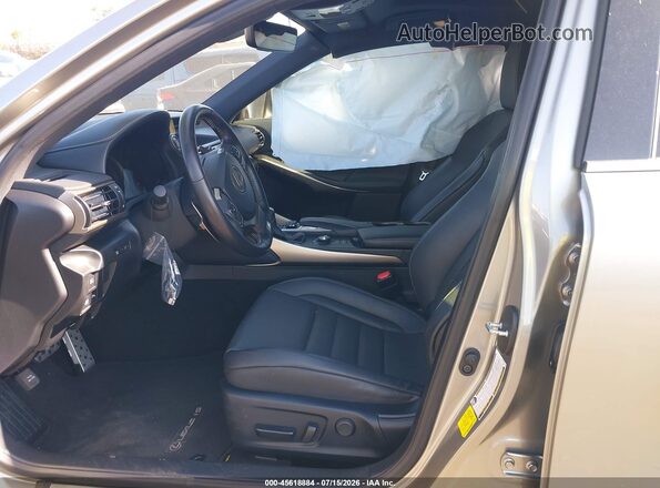 JTHBZ1D21K5035036 2019 LEXUS IS 350 Gray Widok wnętrza z przodu