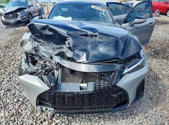 JTHBZ1E25P5028404 2023 LEXUS IS Gray Вид задньої частини салону