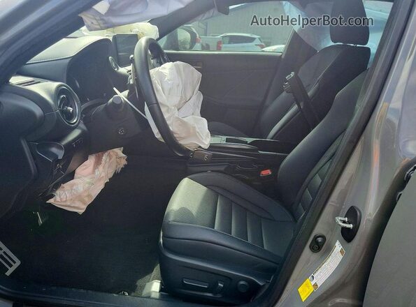 JTHBZ1E25P5028404 2023 LEXUS IS Gray Вид салону спереду