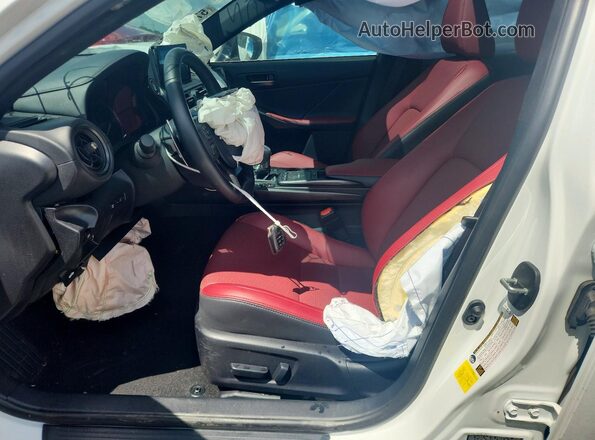 JTHBZ1E26R5036899 2024 LEXUS IS White Սալոնի դիմացի տեսք