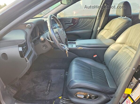 JTHC51FF3J5003073 2018 LEXUS LS Черный Вид салона спереди