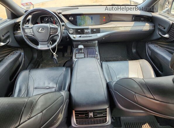 JTHC51FF4J5005253 2018 LEXUS LS Gray Առջևի վահանակի տեսք