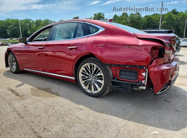 JTHC51FF7K5007127 2019 LEXUS LS Red Հետևի ձախ