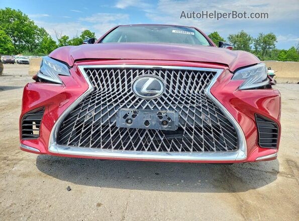 JTHC51FF7K5007127 2019 LEXUS LS Red Դիմացի տեսք