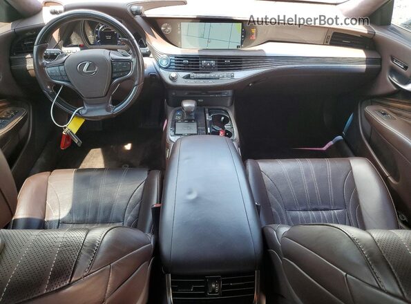 JTHC51FFXJ5004589 2018 LEXUS LS White წინა პანელის ხედი