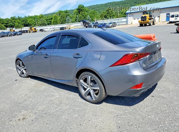 JTHC81D20J5032196 2018 LEXUS IS Gray Trasero izquierdo