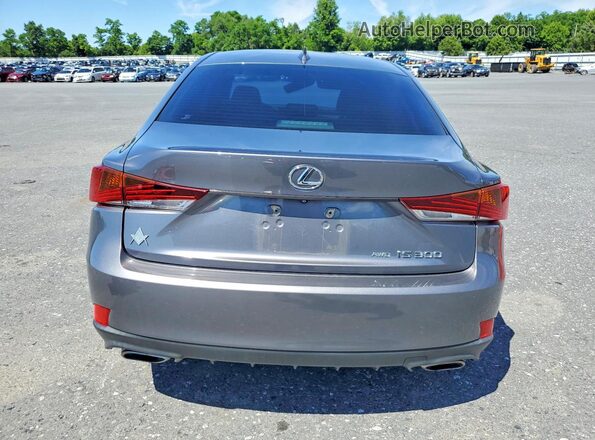 JTHC81D20J5032196 2018 LEXUS IS Gray Vista trasera