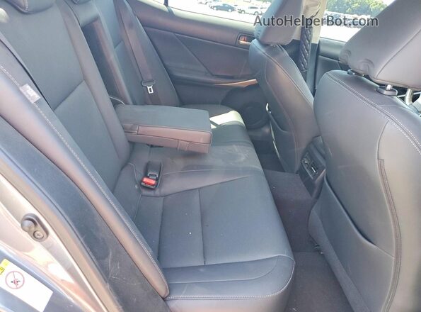JTHC81D20J5032196 2018 LEXUS IS Gray Vista de los asientos traseros